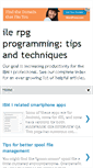Mobile Screenshot of ilerpgprogramming.com